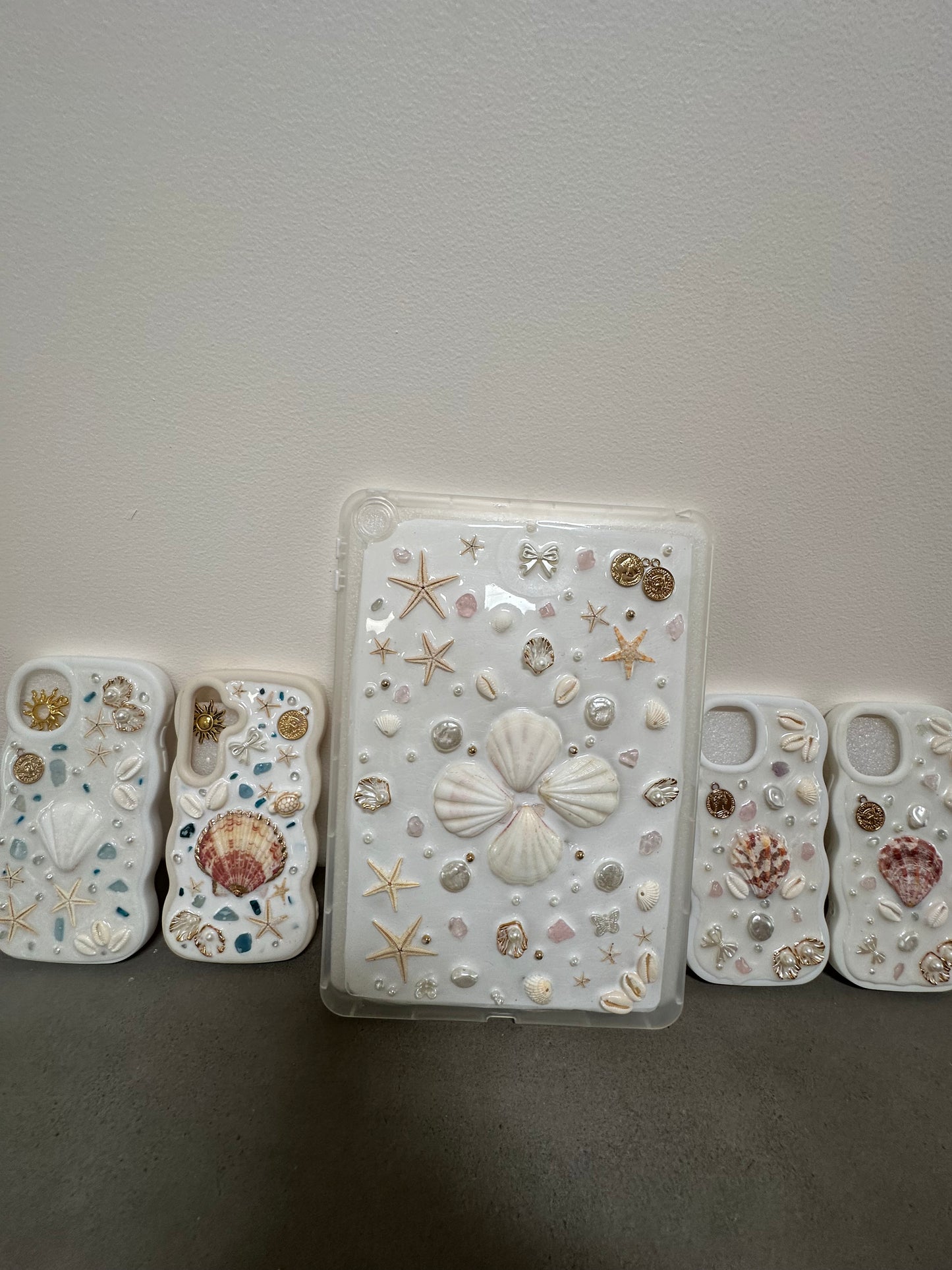 NEW CUSTOM SEASHELL IPAD CASES 🐚